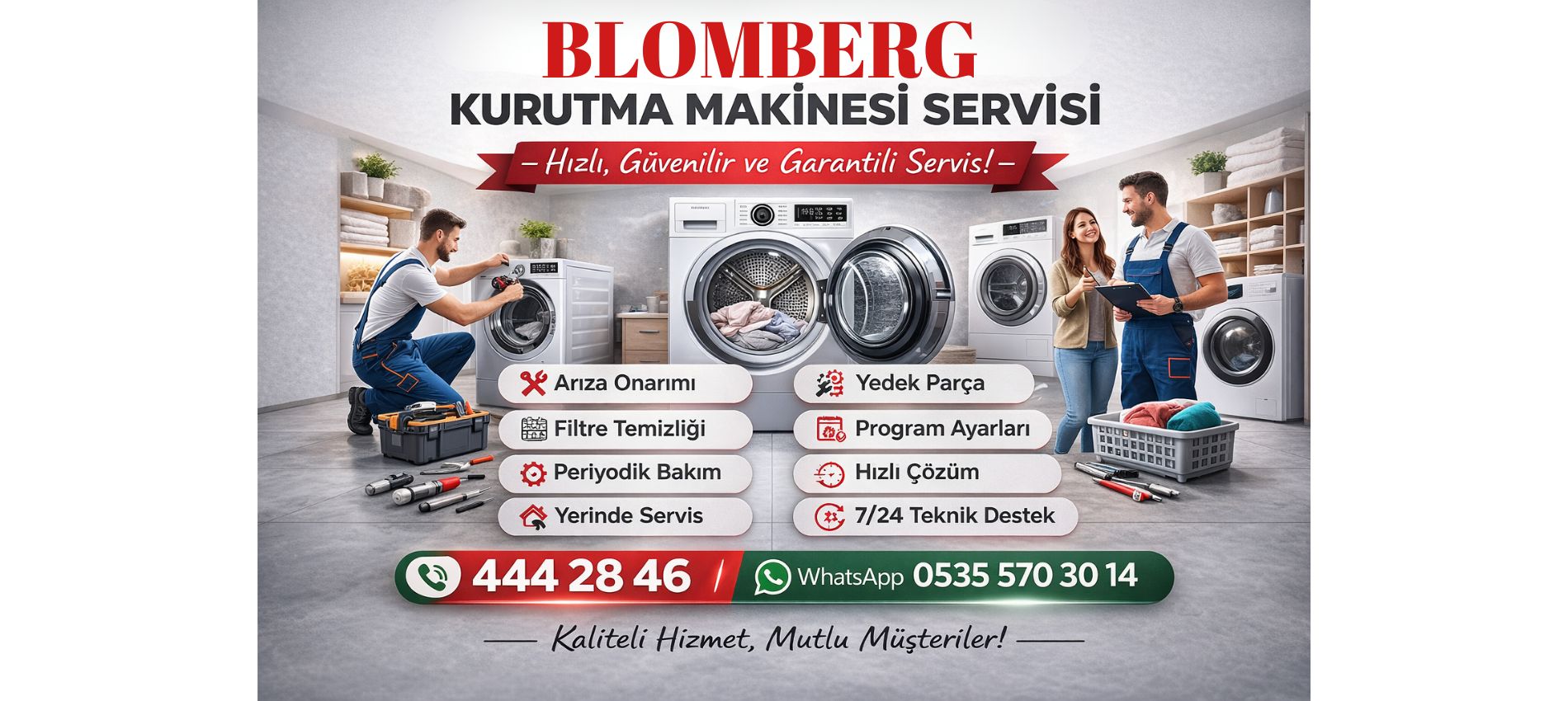 Blomberg Kurutma Makinesi Servisi 